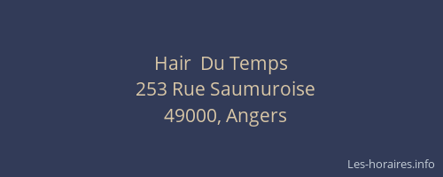 Hair  Du Temps