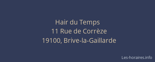 Hair du Temps
