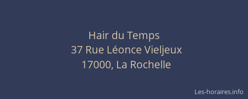 Hair du Temps