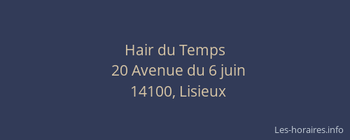 Hair du Temps
