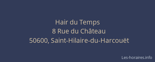 Hair du Temps