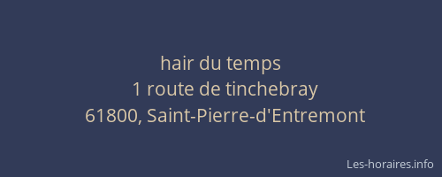 hair du temps