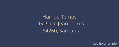 Hair du Temps