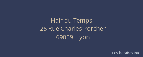 Hair du Temps