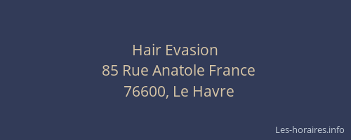 Hair Evasion