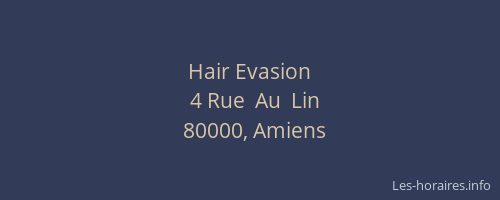 Hair Evasion