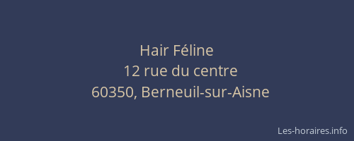 Hair F&eacute;line