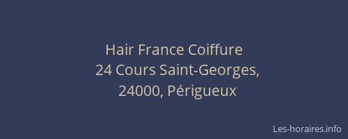 Hair France Coiffure