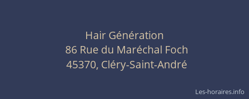 Hair Génération