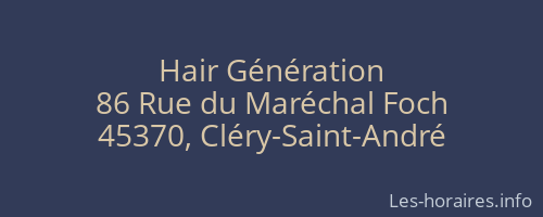 Hair Génération
