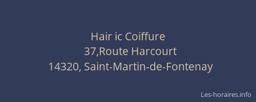 Hair ic Coiffure