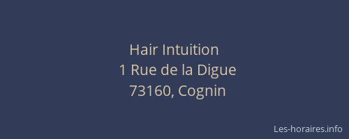 Hair Intuition