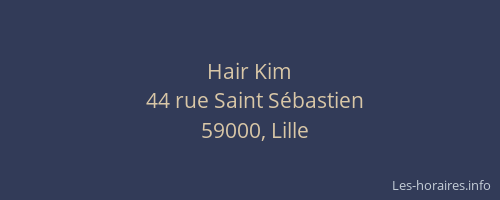 Hair Kim