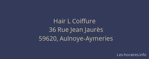 Hair L Coiffure