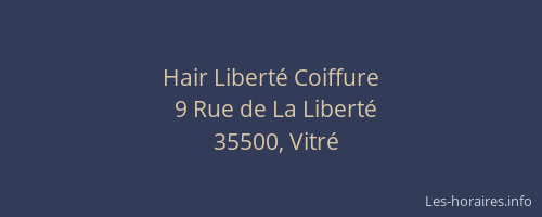 Hair Liberté Coiffure