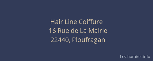 Hair Line Coiffure