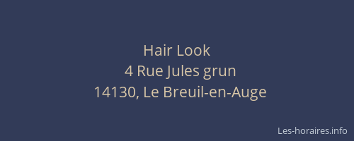 Hair Look