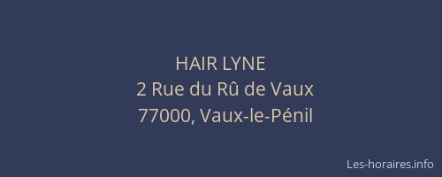HAIR LYNE
