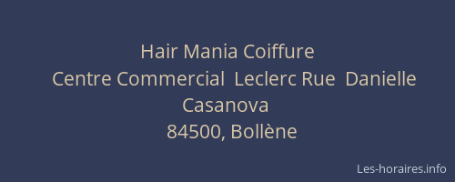Hair Mania Coiffure