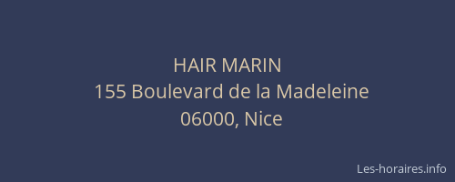 HAIR MARIN