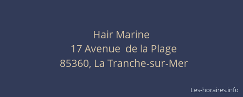 Hair Marine
