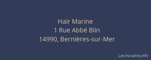 Hair Marine