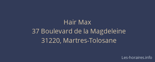 Hair Max