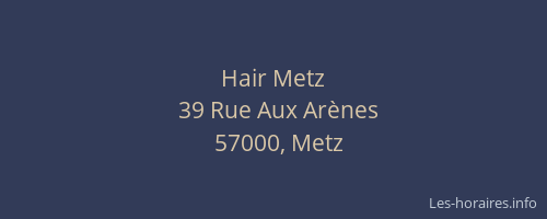Hair Metz