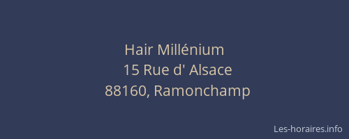 Hair Millénium
