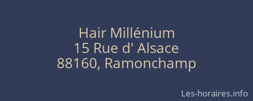 Hair Millénium