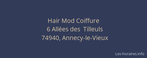 Hair Mod Coiffure