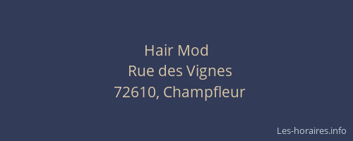 Hair Mod