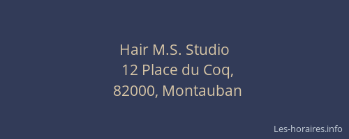 Hair M.S. Studio