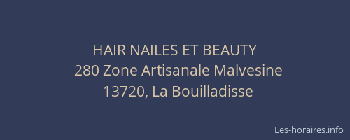 HAIR NAILES ET BEAUTY