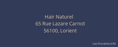 Hair Naturel