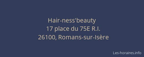 Hair-ness'beauty