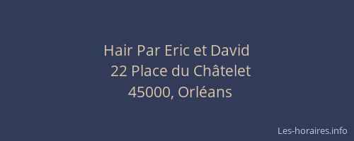 Hair Par Eric et David