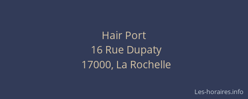 Hair Port