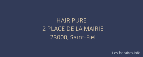 HAIR PURE