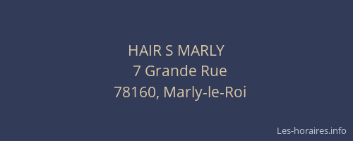 HAIR S MARLY
