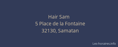 Hair Sam