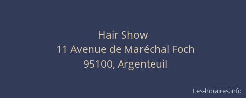 Hair Show