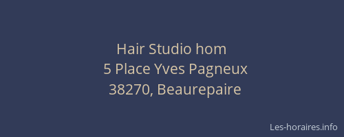 Hair Studio hom