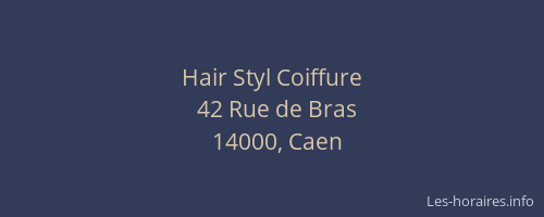 Hair Styl Coiffure