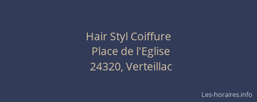 Hair Styl Coiffure