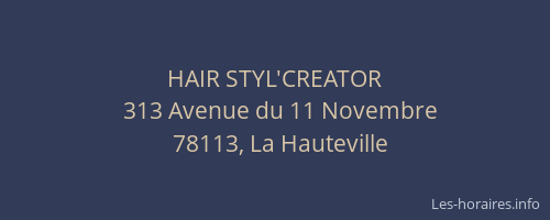HAIR STYL'CREATOR