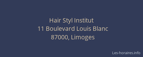 Hair Styl Institut