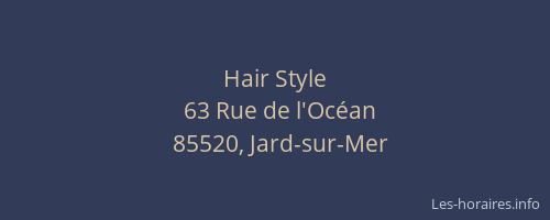 Hair Style