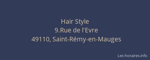 Hair Style