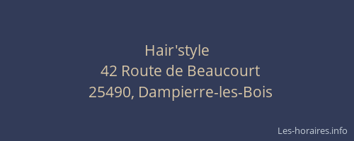 Hair'style